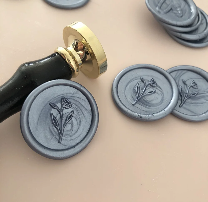 Plants Wax Seal Stickers