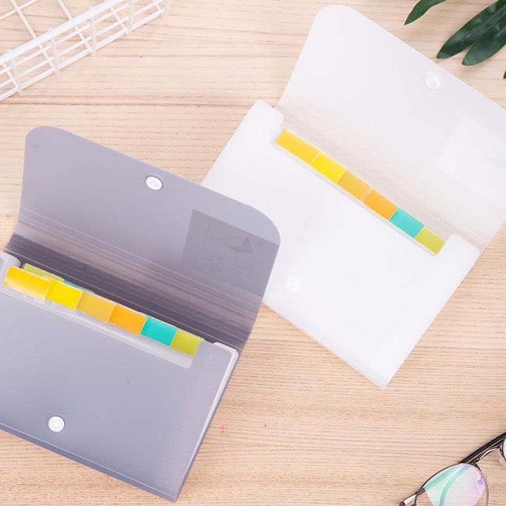 Transparent Organ Storage Bag Portable Multifunctional Bills Files Folder