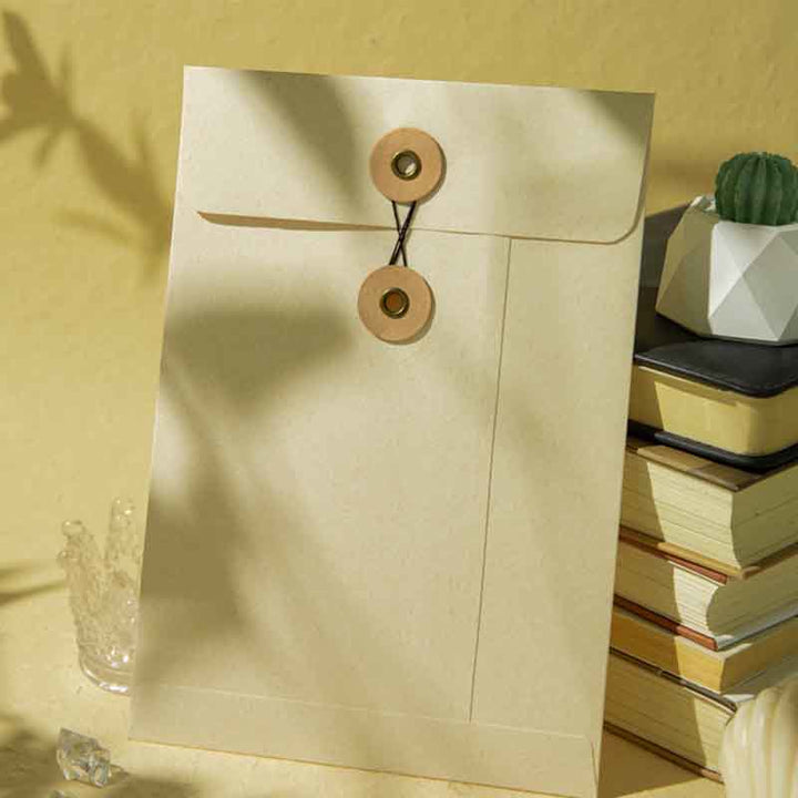 Kraft Paper File Folders A4/A5/A6 Envelopes Project Pockets for Greeting Card Document File