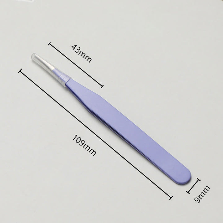 Utility Colored Stainless Steel Tweezers Craft Journal Accessories