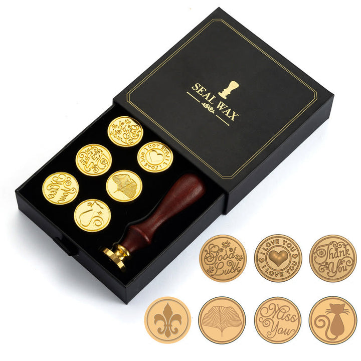 Warm Presents Series Wax Seal Stamps Gift Set