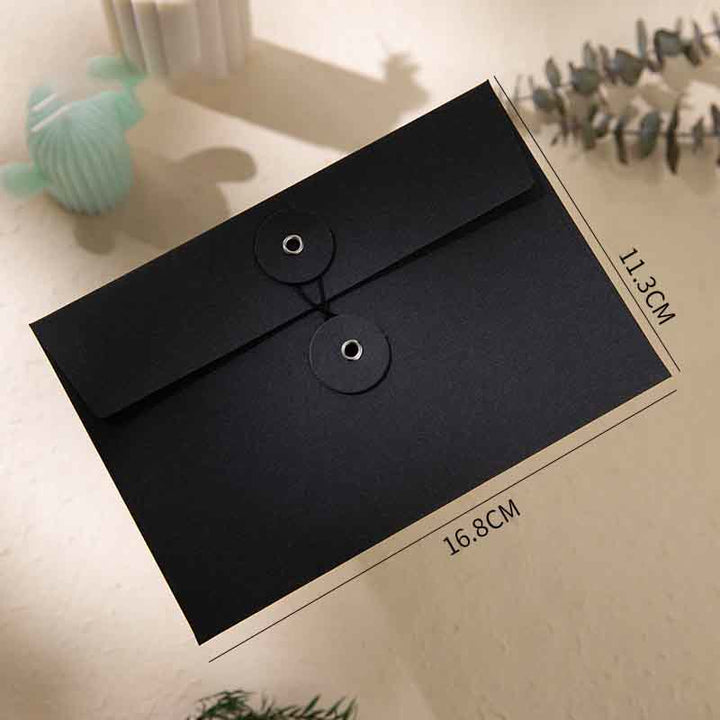 Kraft Paper File Folders A4/A5/A6 Envelopes Project Pockets for Greeting Card Document File