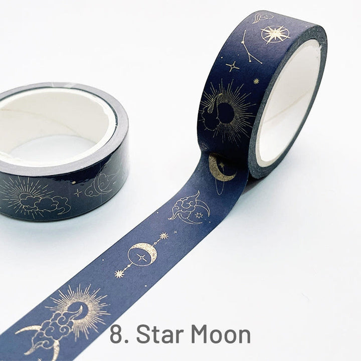 7M Vintage Pattern Hot Stamping Washi Tape Decorative Tape