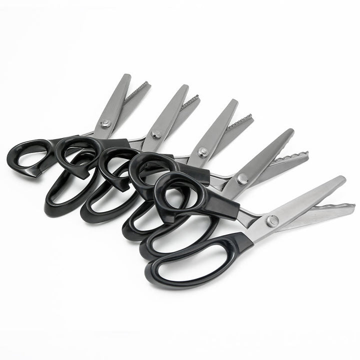 Utility Pinking Shears Sharp Scissors For DIY Crafts Cutting