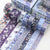 8 rolls Set Blue Flower Washi Tape Decorative Scrapbook Tape