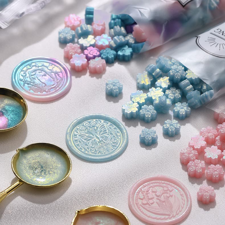 Romantic Sakura Wax Beads For Invitation Stamp Sealing Wax