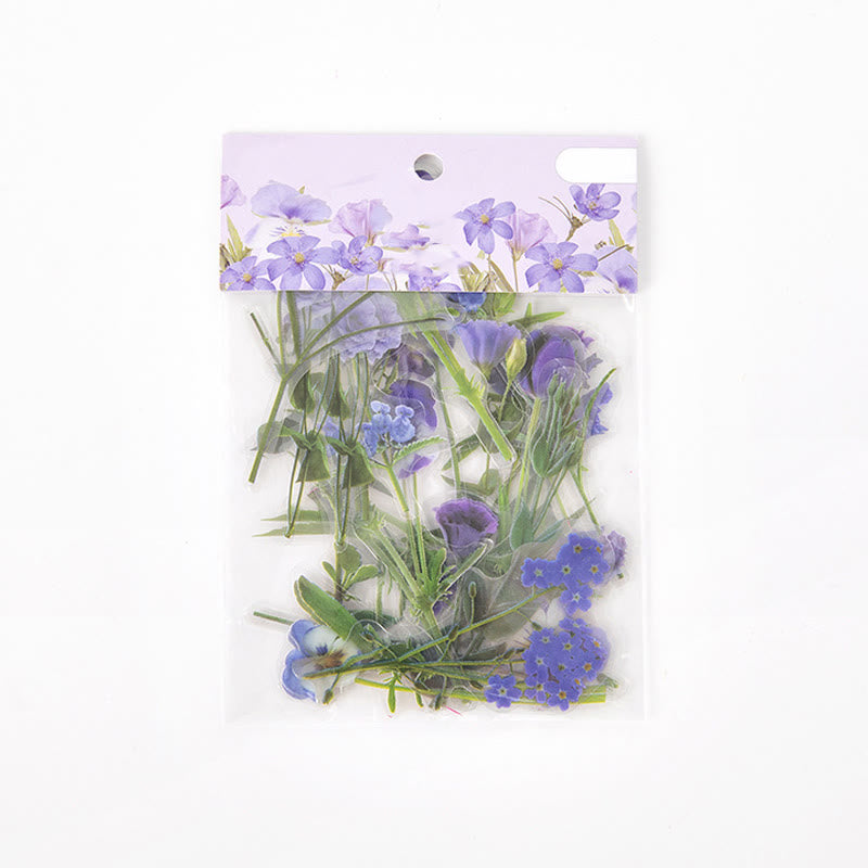 Romatic Sea of Flowers Series PET Stickers DIY Journal Sticker Pack