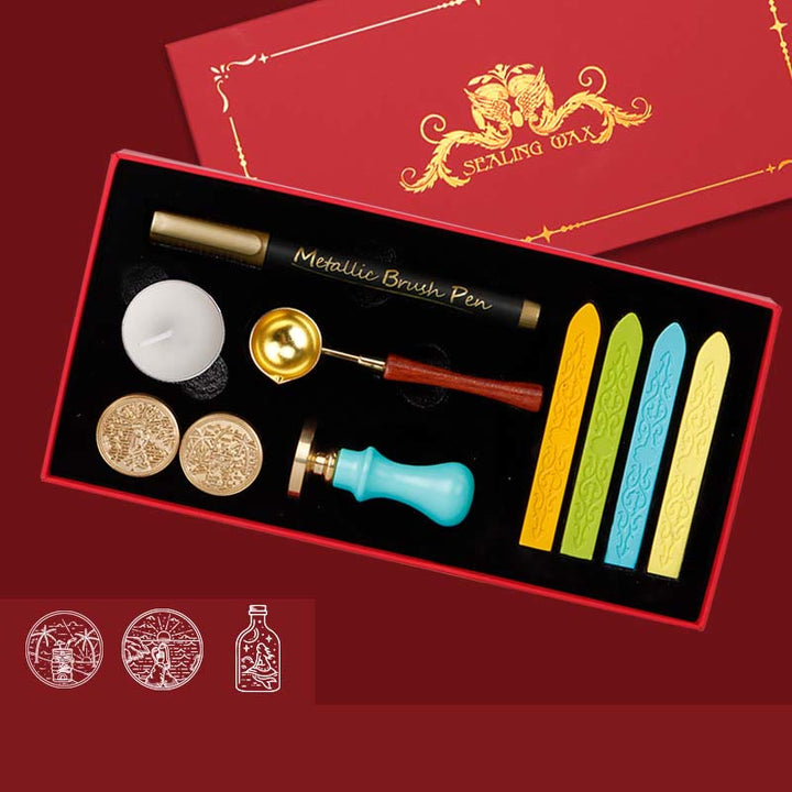 Classic European Series Wax Seal Stamps Tools Gift Set