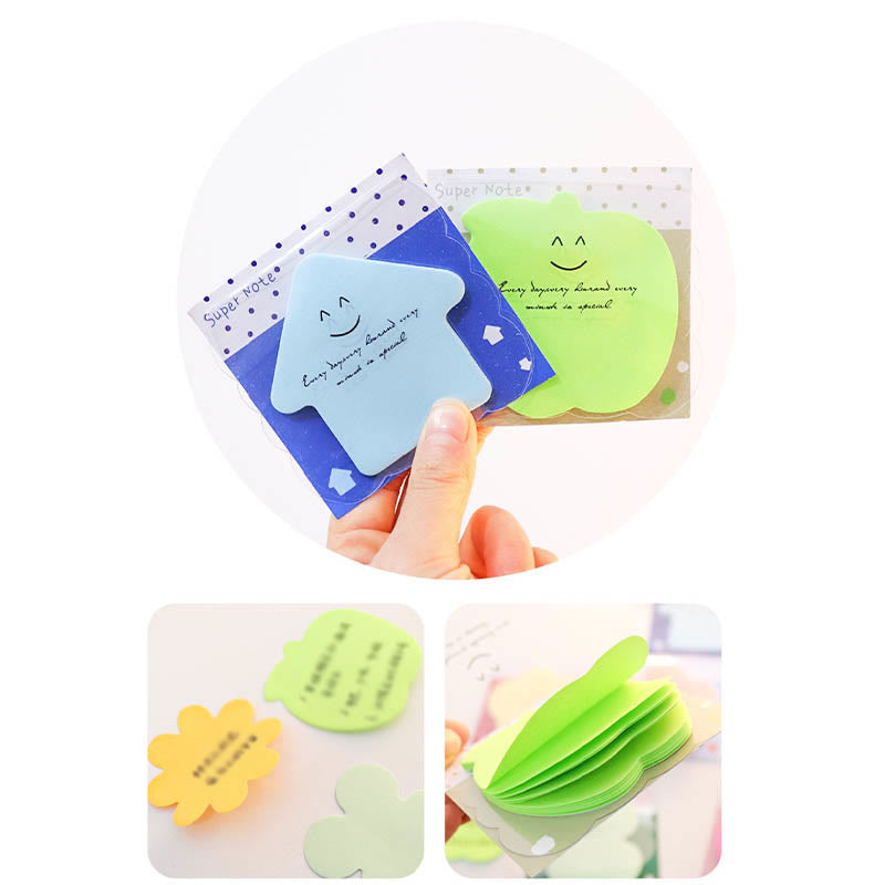 Cute Shape Notes Round Marker Memo Student Gifts