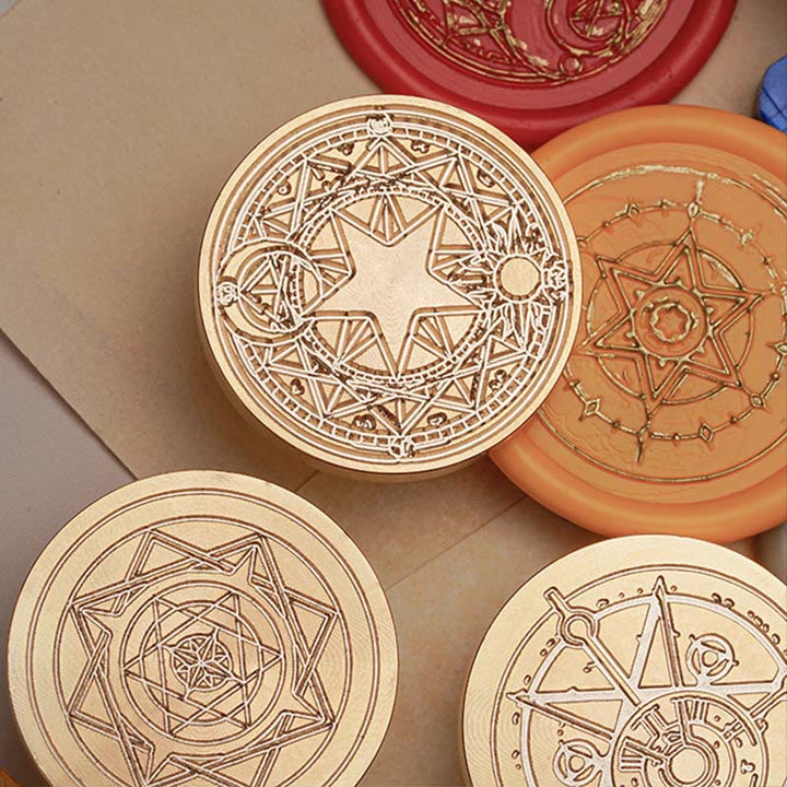 3D Embossed Magic Array Series Seal Wax Stamp Head