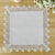 European Style Square Lace Coasters Vintage Embroidery Placemat