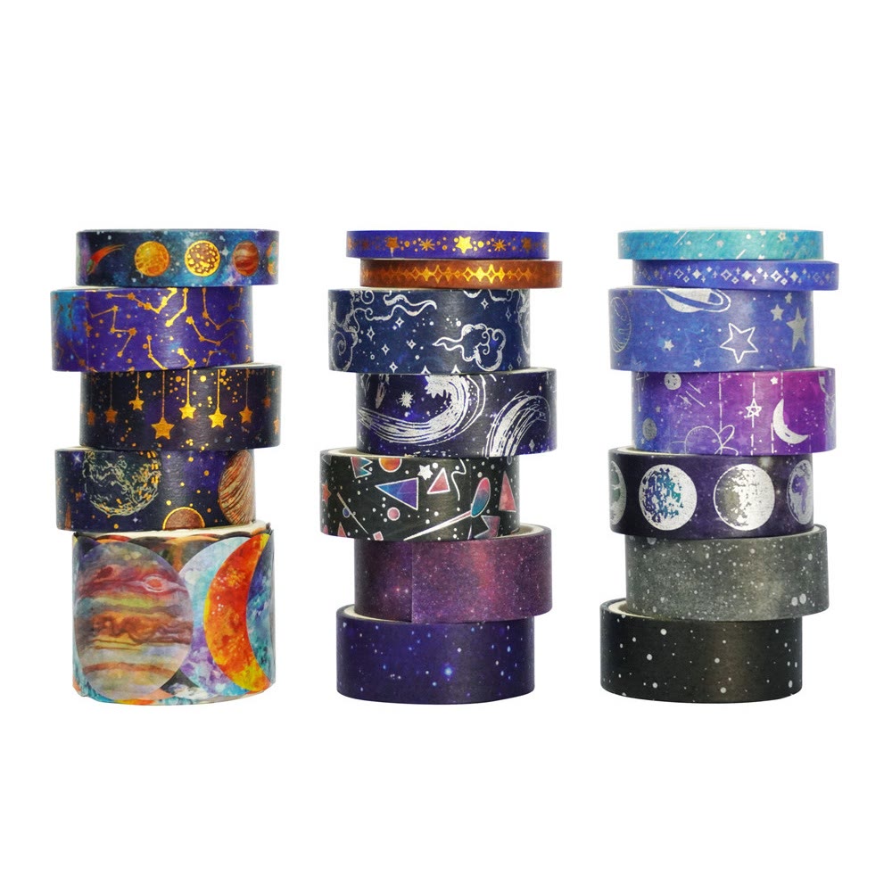 19 Rolls universe Series Washi Tape Set Scrapbook Tape