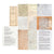 Years Of Manuscript Series Paper Set Decorative Journaling Backing Paper