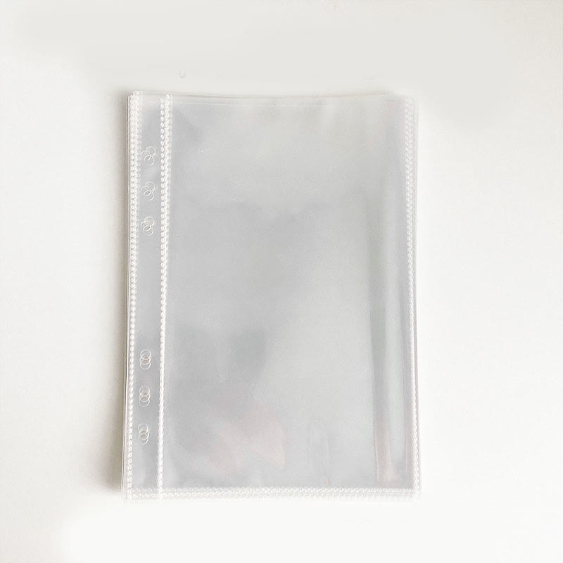 A5 Clear Transparent Cover Photo Album With Loose Leaf Binder