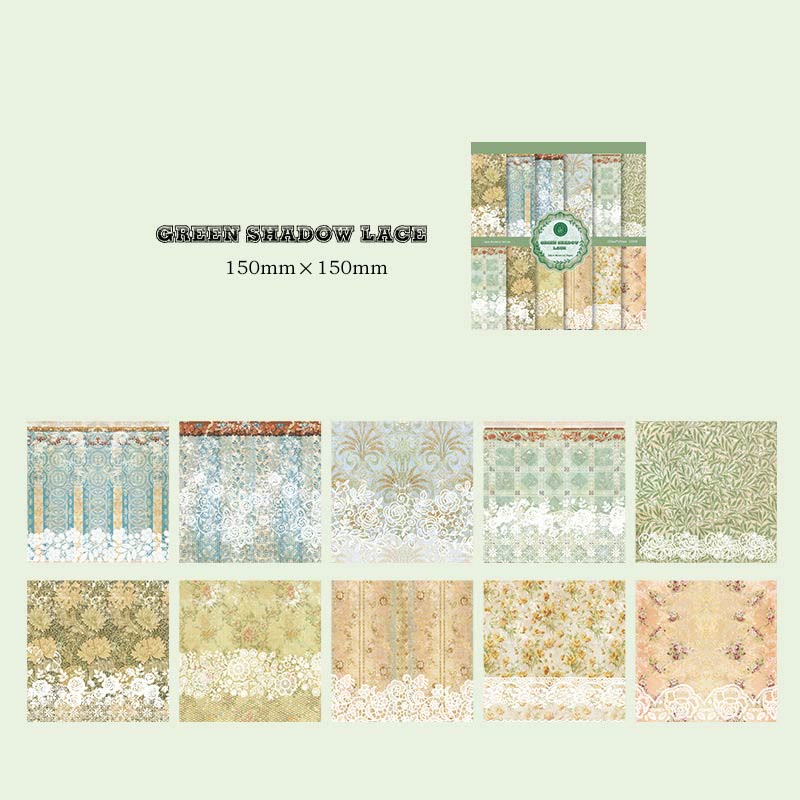 Lace Museum Series Paper Set Decorative Journaling Backing Paper