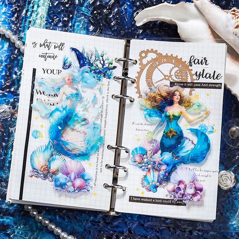 Mermaid Fairy tale Series Sticker For DIY Journal Decor