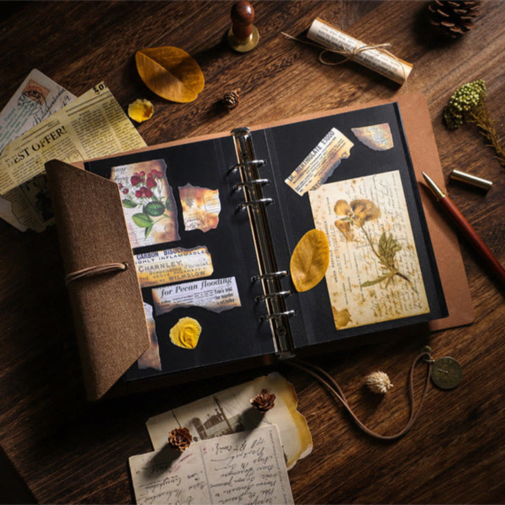 Classic Photo Album Lashing Design Tectorial Notebook For Journal