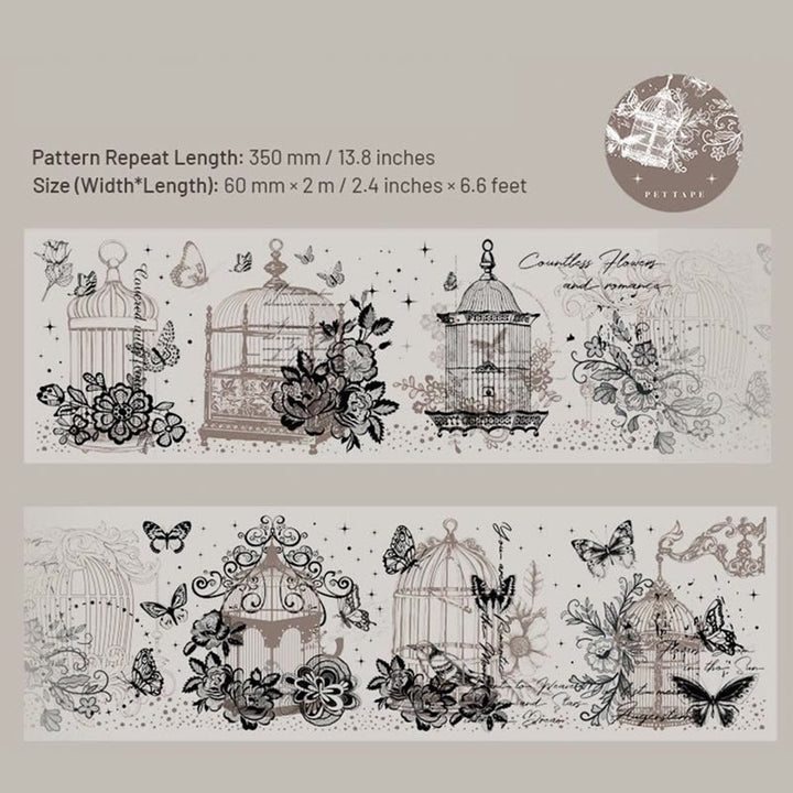 FREE TODAY: The Dream of Lace Series Vintage PET Tape Transparent Adhesive Sticker Roll