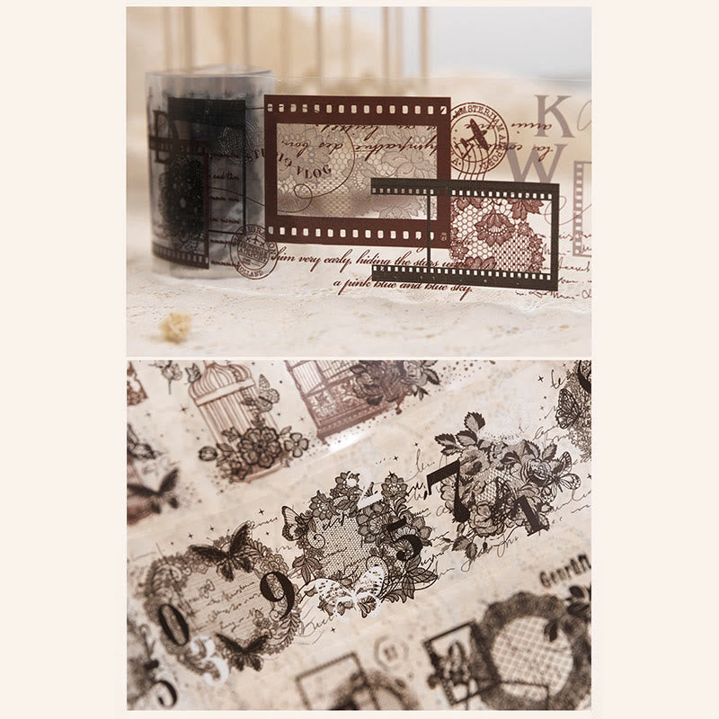 FREE TODAY: The Dream of Lace Series Vintage PET Tape Transparent Adhesive Sticker Roll