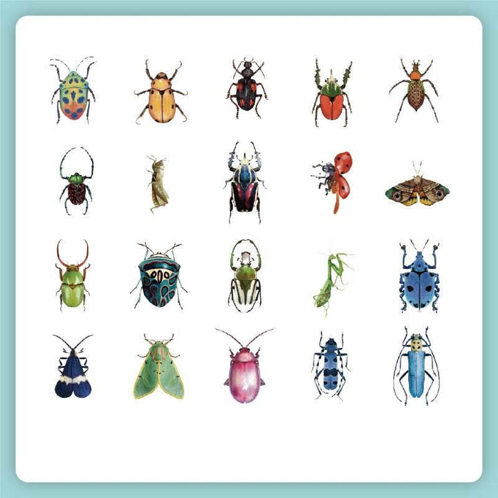 FREE TODAY: 40Pcs Natural Museum Scrapbook Stickers Flowers Plants Insect Bird Mushroom