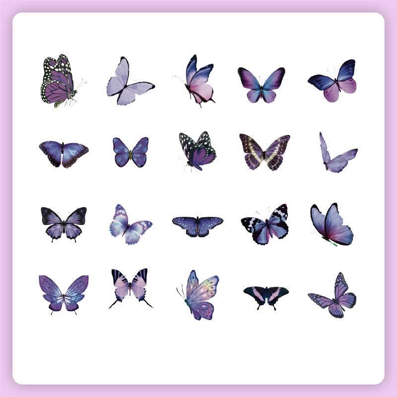 FREE TODAY: 40Pcs Natural Museum Scrapbook Stickers Flowers Plants Insect Bird Mushroom