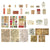 Vintage 30Pcs Bookish Scrapbook DIY Label Paper Stickers Post-in Note Pack