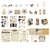 Vintage 30Pcs Bookish Scrapbook DIY Label Paper Stickers Post-in Note Pack