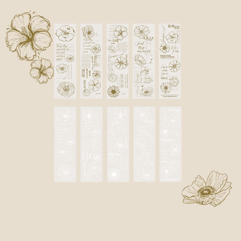 Translucent Plant Animal Tracing Paper Scrapbook Journaling Backing Paper