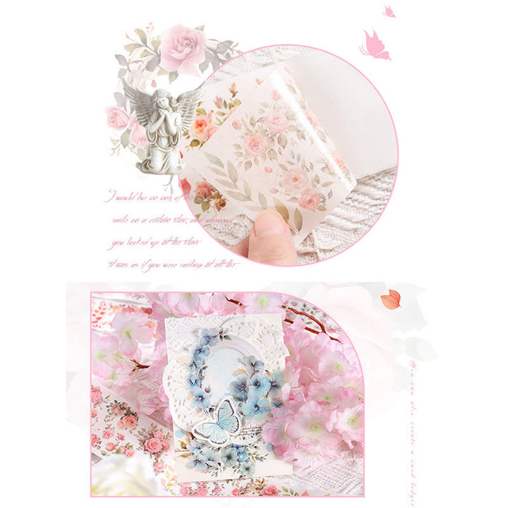 Wind Of Flowers Series Washi Tape Decorative Scrapbook Tape