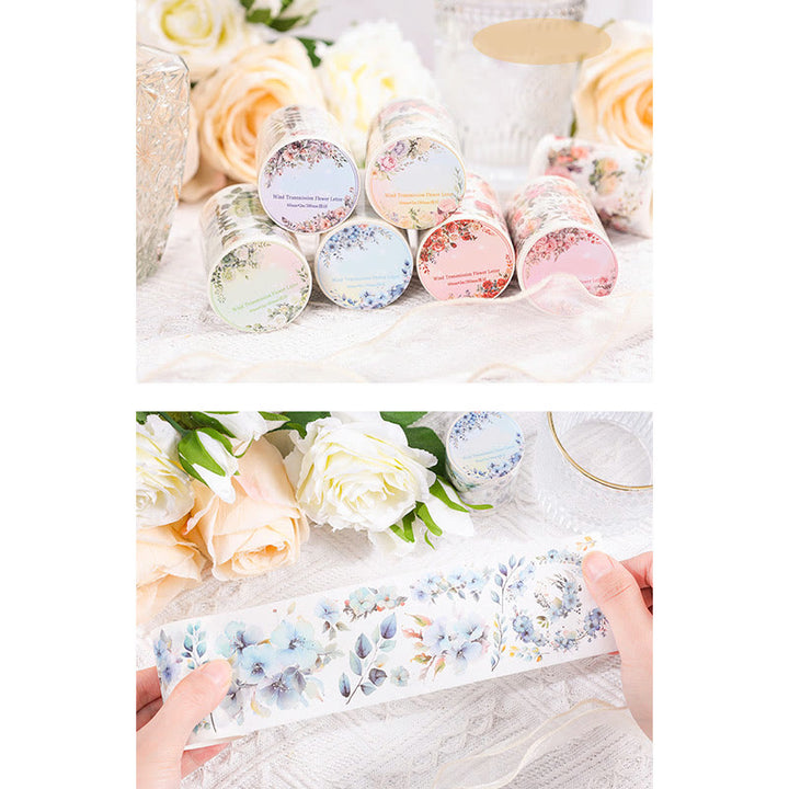 Wind Of Flowers Series Washi Tape Decorative Scrapbook Tape