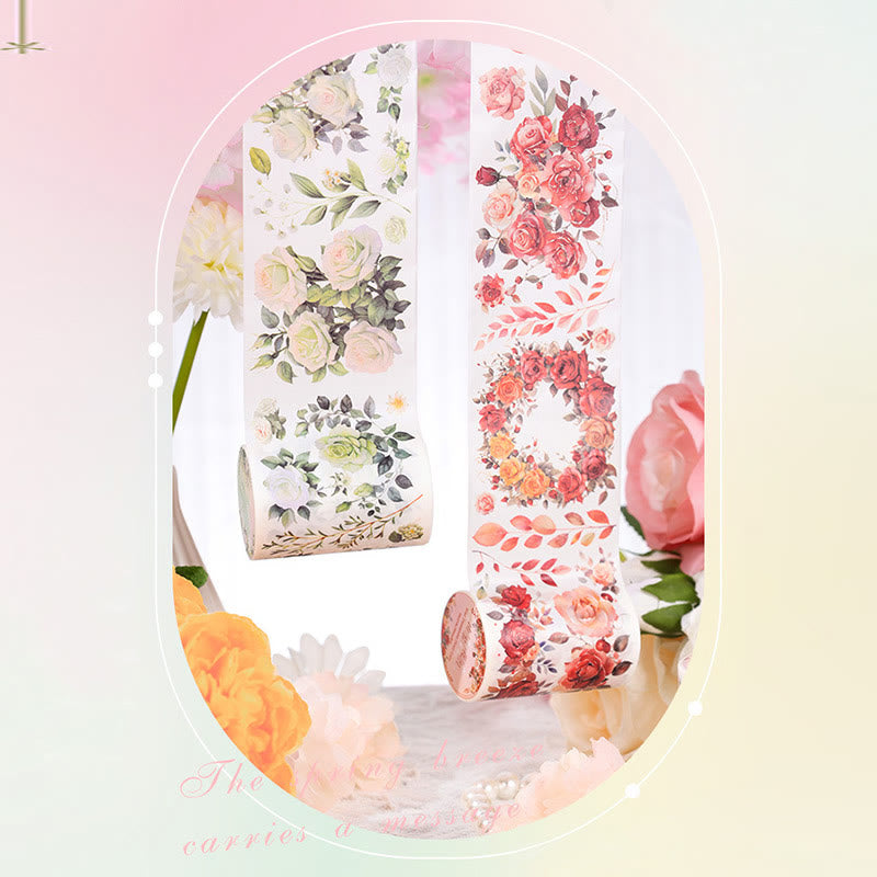 Wind Of Flowers Series Washi Tape Decorative Scrapbook Tape