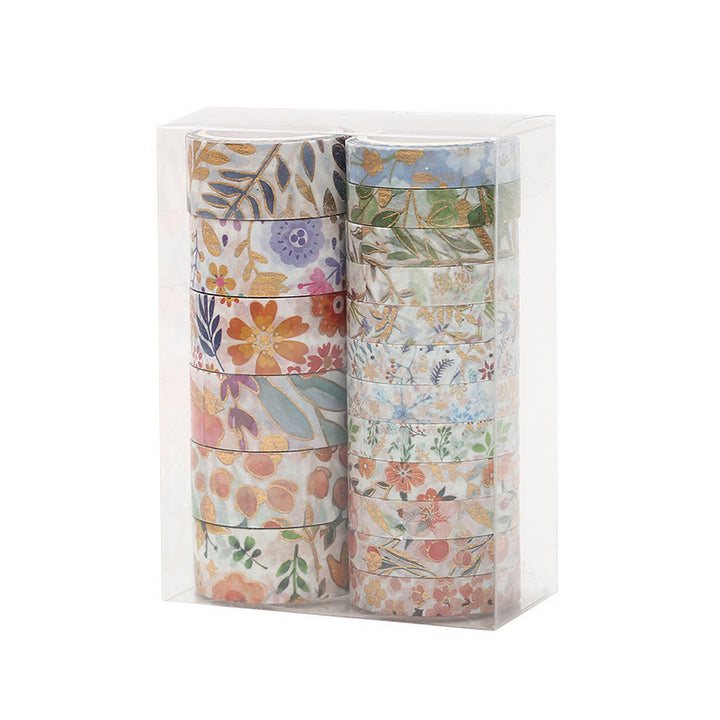 Blooming Flowers Series Washi Tape Set Decorative Scrapbook Tape