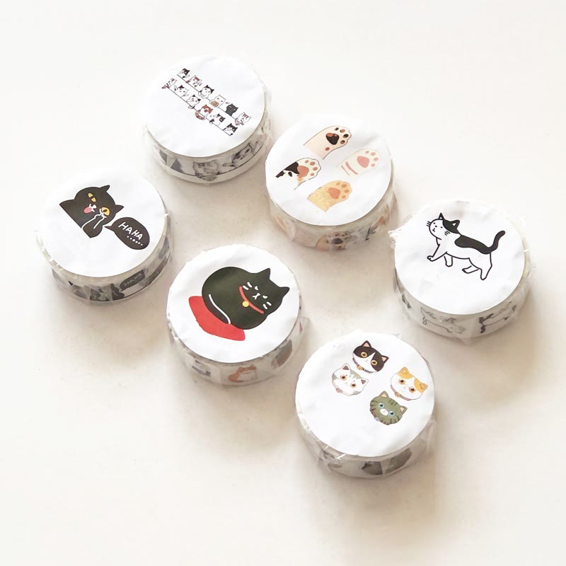 Cute Cat Series Washi Tape Decorative Scrapbook Tape