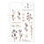 Translucent Romantic Flowers Series PET Sticker Set For Journal Decor