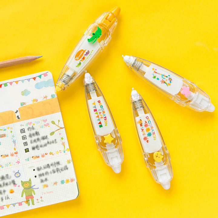 Decorative Tape Pen Kawaii Cartoon Pattern Tape For Diary