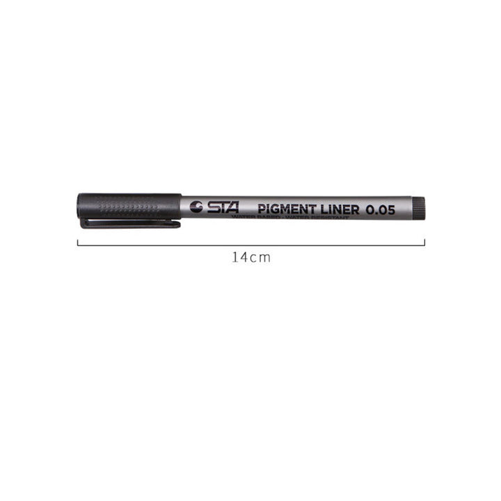 Black Sketching Pen Smooth Waterproof Signature Pen For Crafts