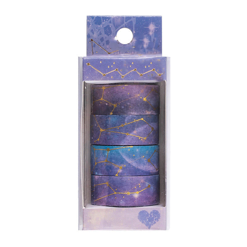 Starry Sky Series Washi Tape Set Decorative Scrapbook Tape