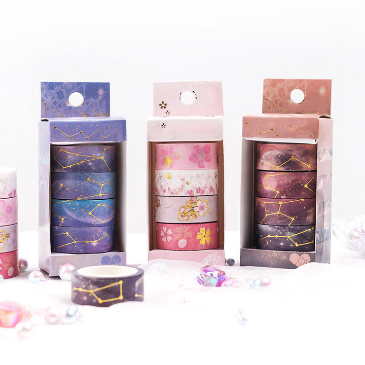 Starry Sky Series Washi Tape Set Decorative Scrapbook Tape