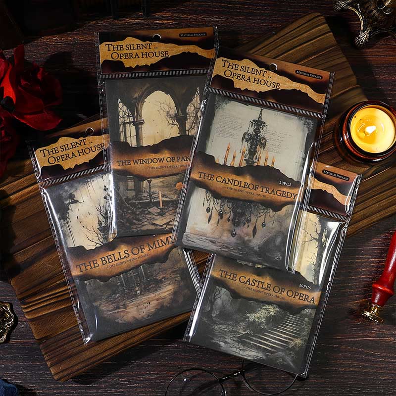 FREE TODAY: Opera Silence Series Paper Set Decorative Gothic Backing Paper