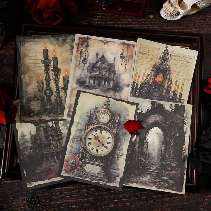 FREE TODAY: Opera Silence Series Paper Set Decorative Gothic Backing Paper