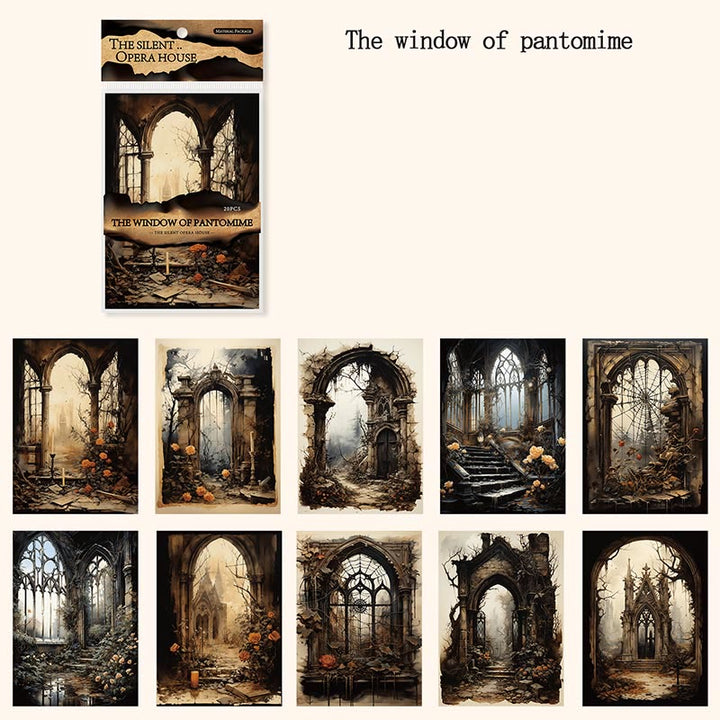 FREE TODAY: Opera Silence Series Paper Set Decorative Gothic Backing Paper