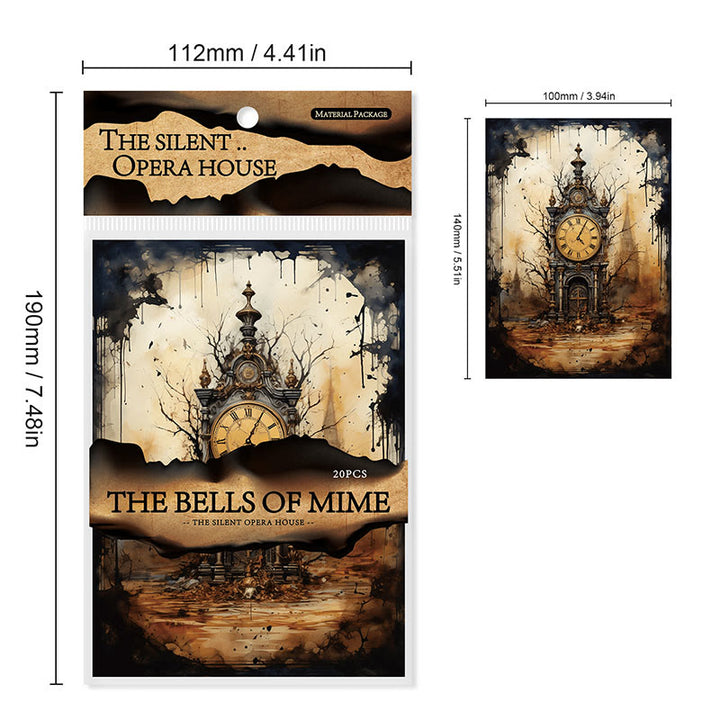 FREE TODAY: Opera Silence Series Paper Set Decorative Gothic Backing Paper