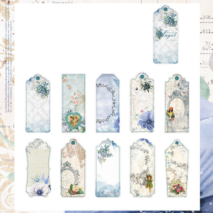 FREE TODAY: Angels' Letter Series Shaped Bookmark Collage Card Decorative Paper