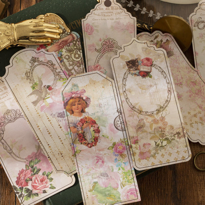 FREE TODAY: Angels' Letter Series Shaped Bookmark Collage Card Decorative Paper