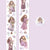 FREE TODAY: Bouquet Girls Series PET Tape Decorative Scrapbook Tape