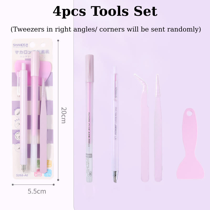 FREE TODAY: 4pcs Tools Set For Crafts Journal Knife Glue Pen Kits