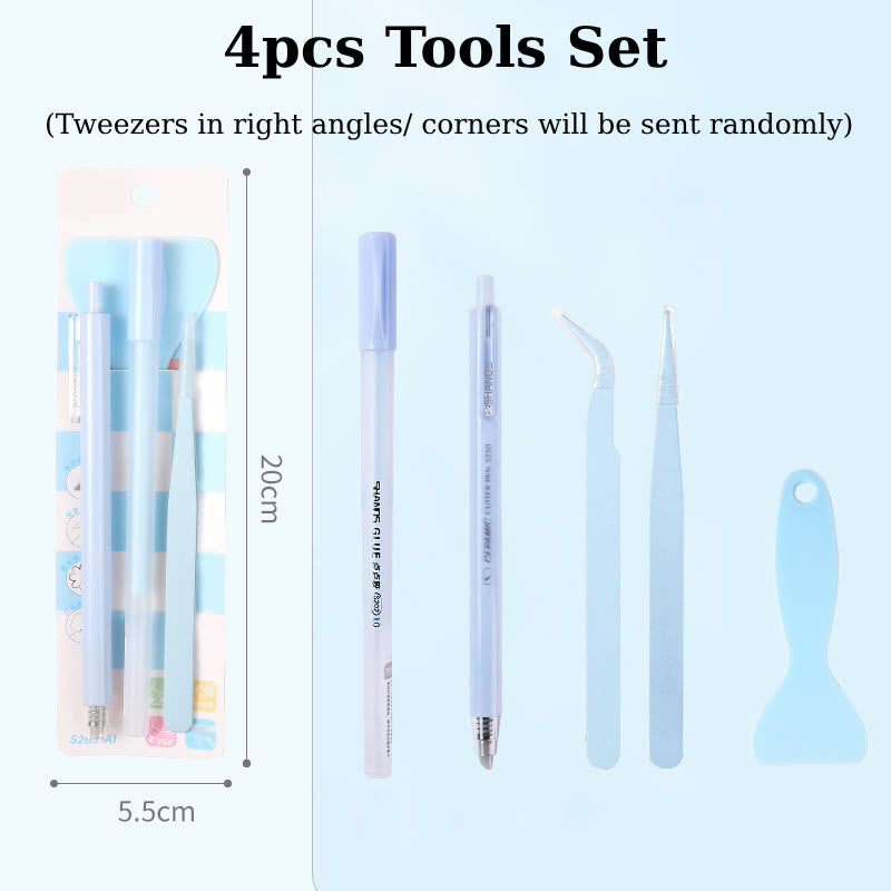 FREE TODAY: 4pcs Tools Set For Crafts Journal Knife Glue Pen Kits