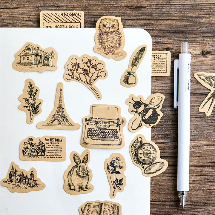 FREE TODAY: 46pcs Cute Animal Series Sticker For DIY Journal Decor