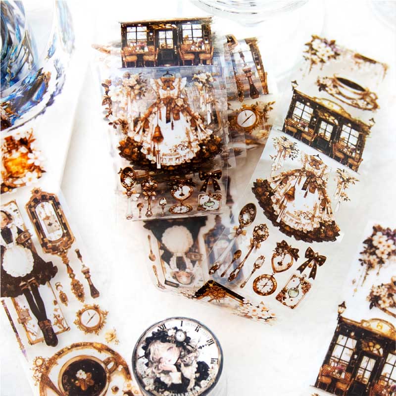 FREE TODAY: Exotic Love Series PET Tape Decorative Scrapbook Tape