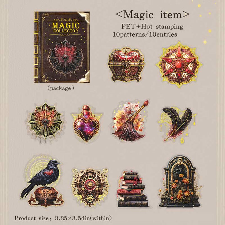 FREE TODAY: Magic Collector Series Sticker For DIY Journal Decor